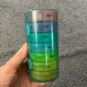 Colorful Weekly Pill Organizer